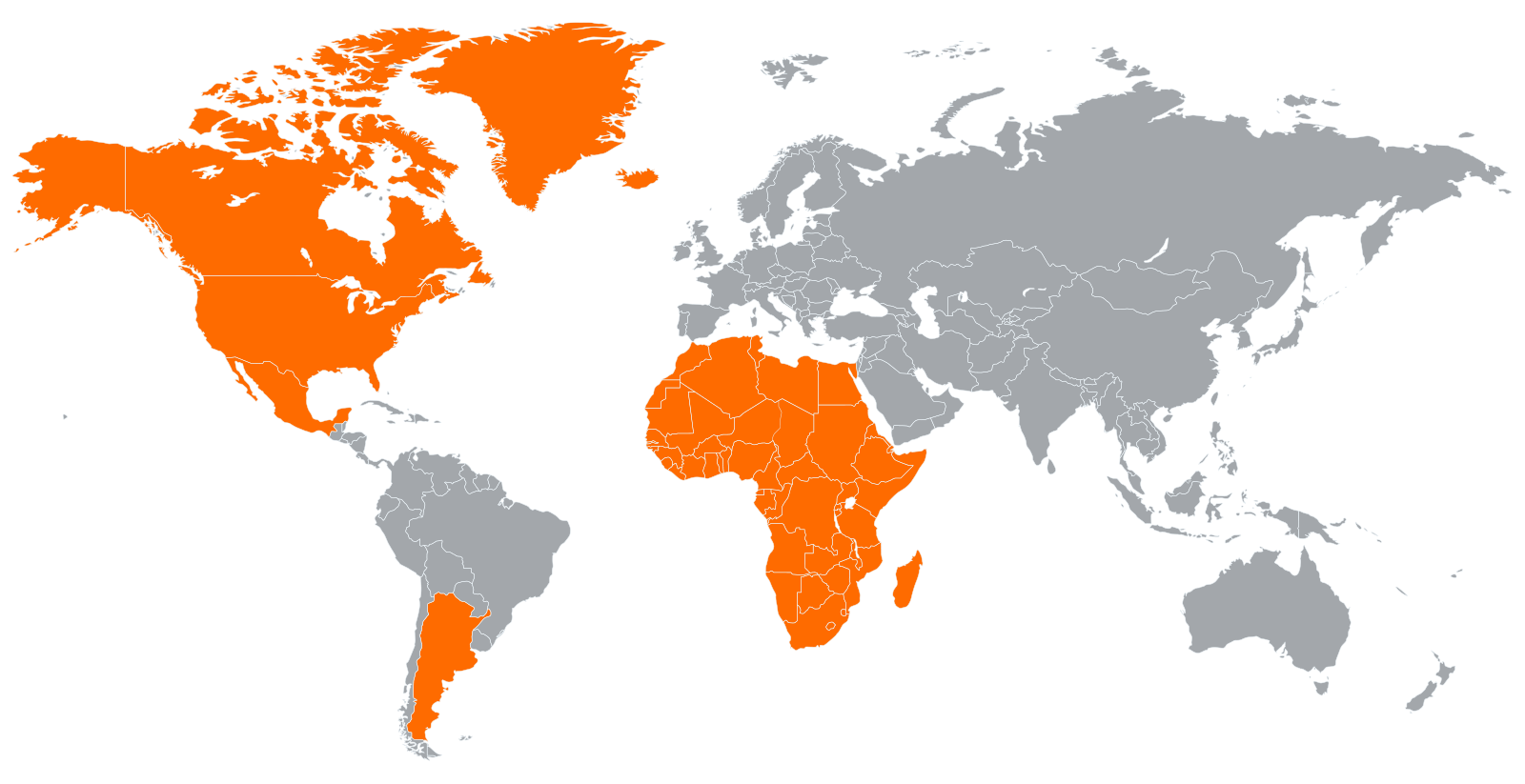 Map of our hunting destination locations